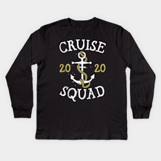 Family Cruise Squad 2020 Summer Vacation Kids Long Sleeve T-Shirt